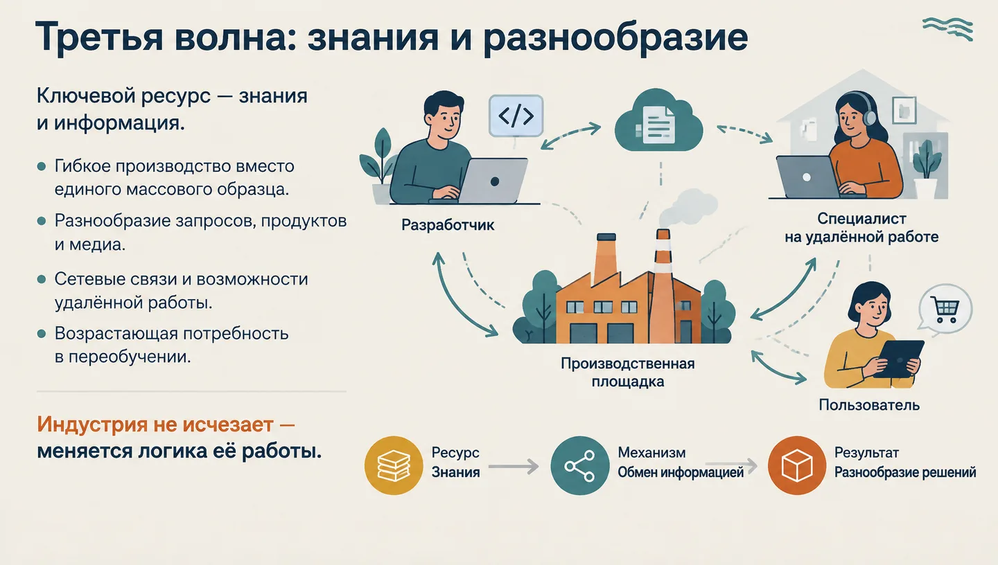 Третья волна: знания и разнообразие