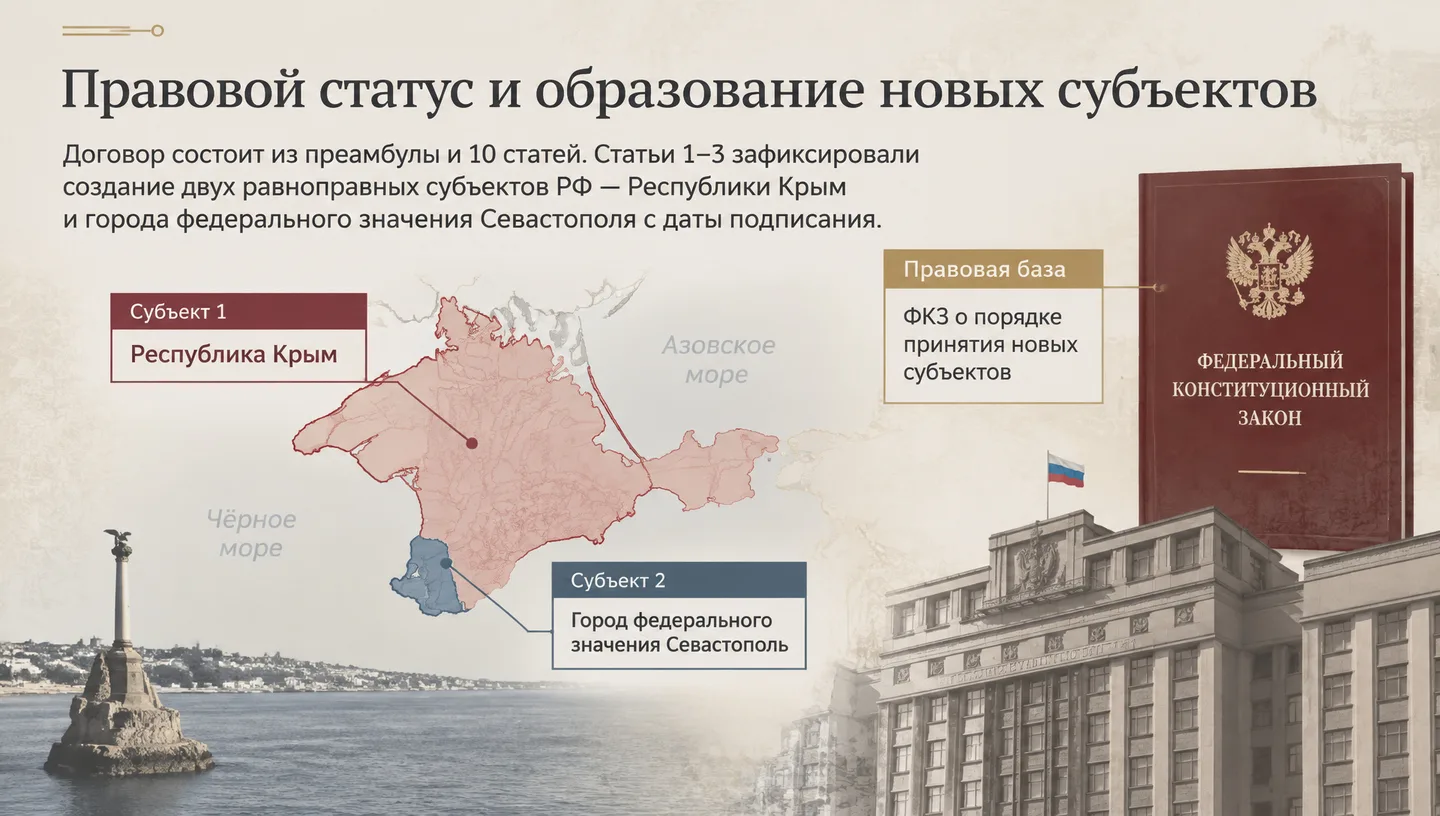 Правовой статус и образование новых субъектов
