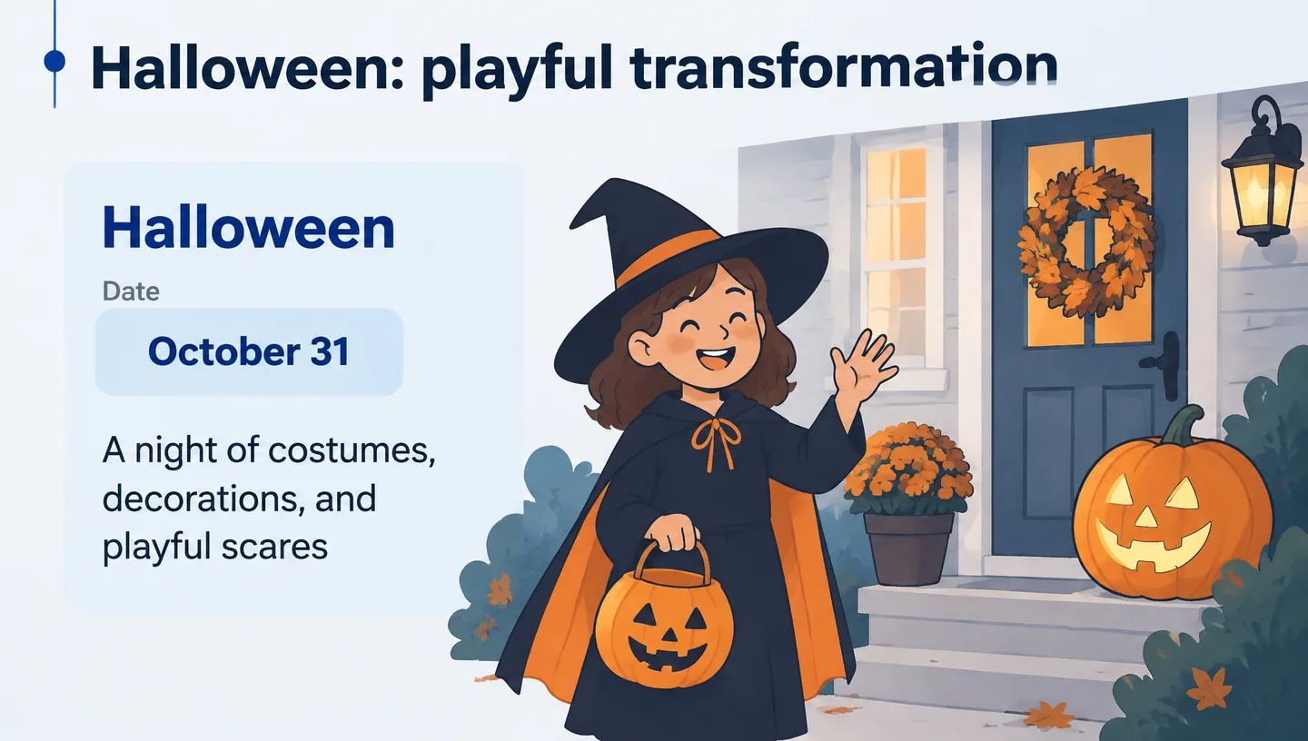 Halloween: playful transformation