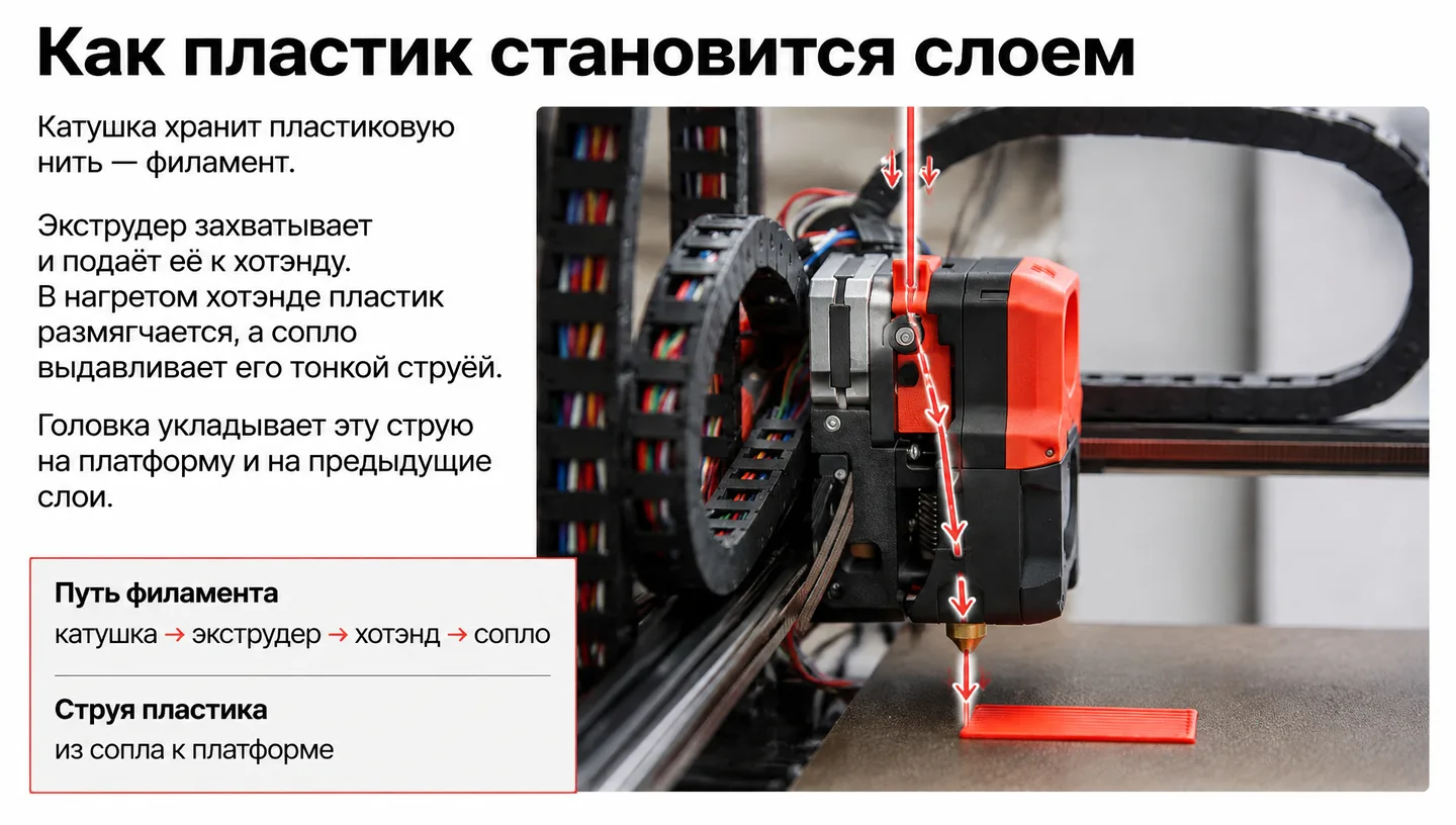 Как пластик становится слоем