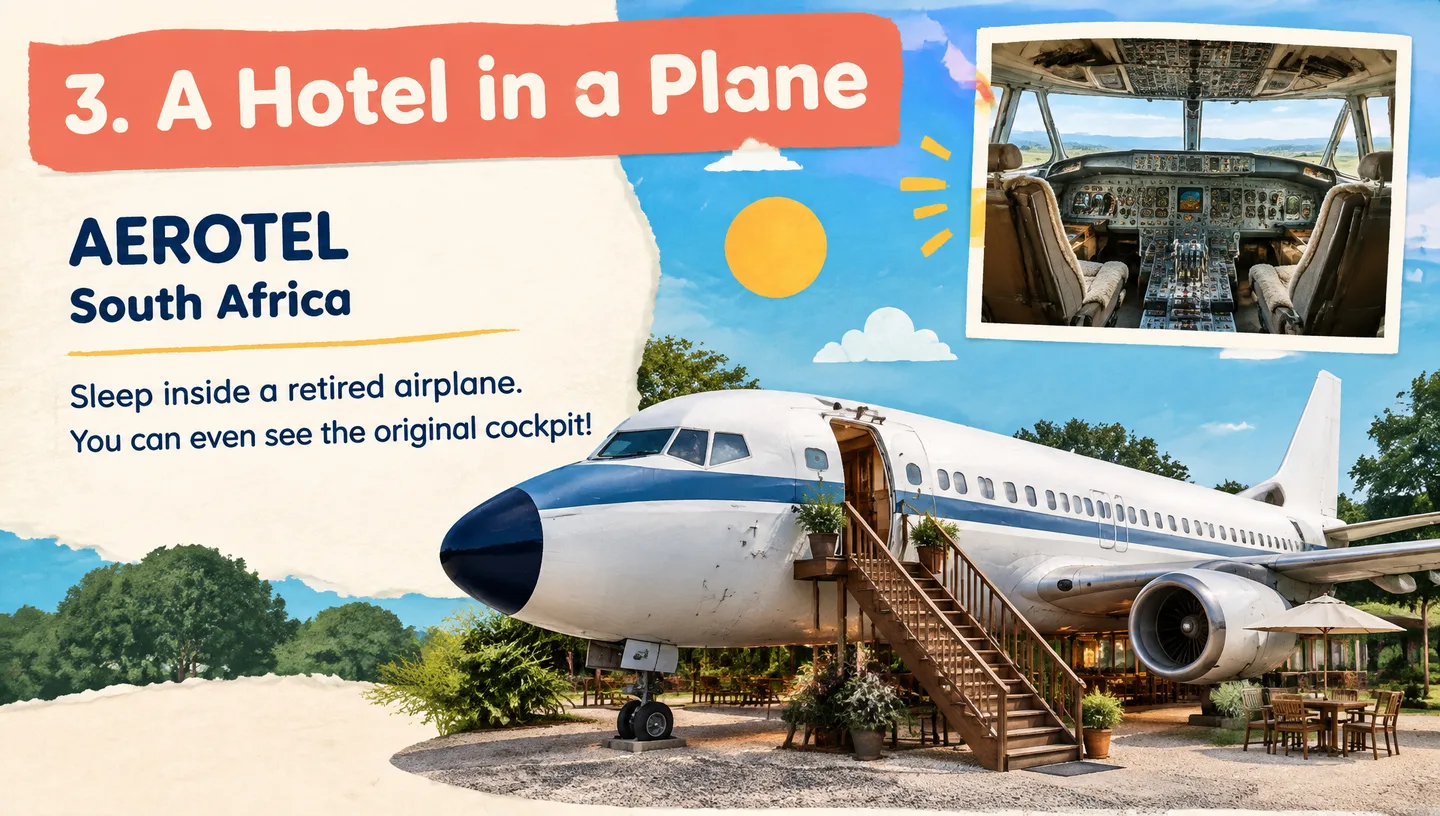 3. A Hotel in a Plane