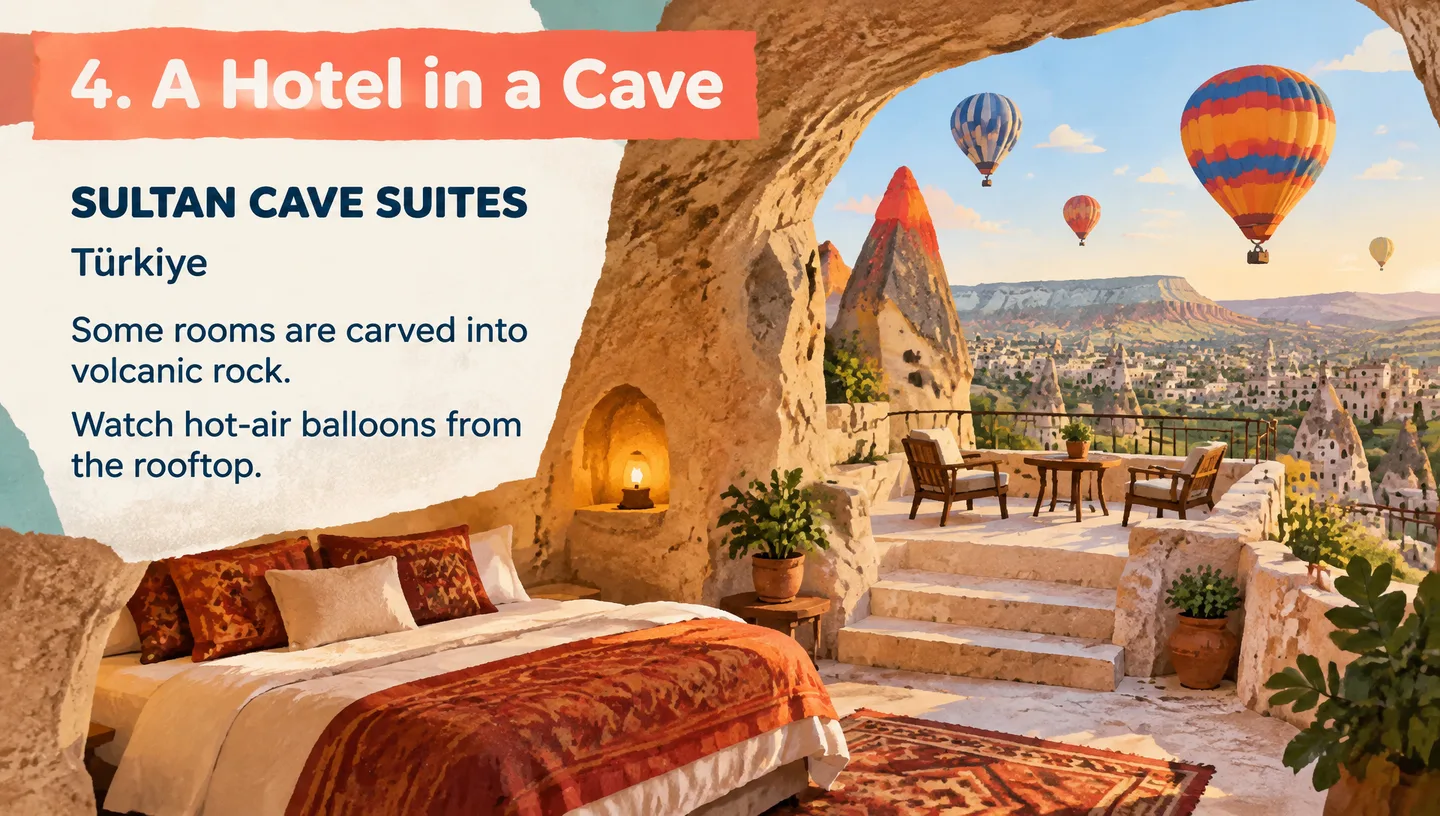 4. A Hotel in a Cave