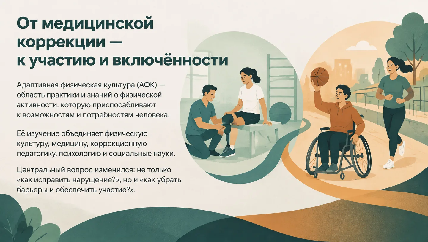 От медицинской коррекции — к участию и включённости