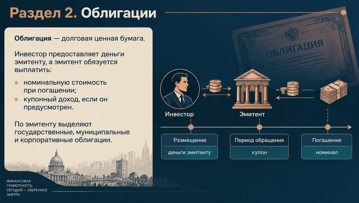Раздел 2. Облигации