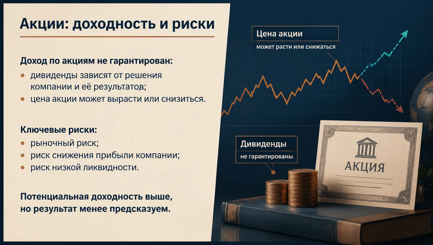 Акции: доходность и риски