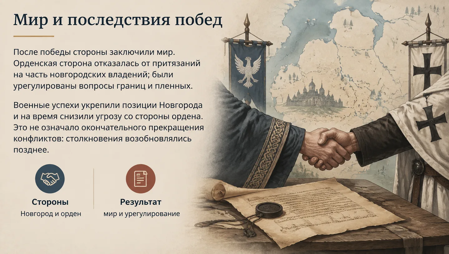 Мир и последствия побед
