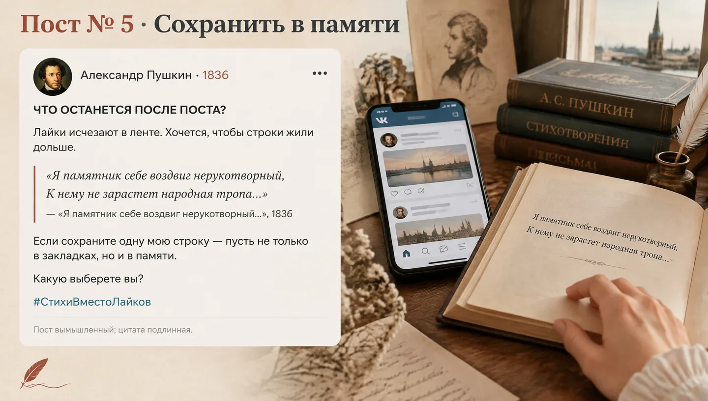 Пост № 5 · Сохранить в памяти