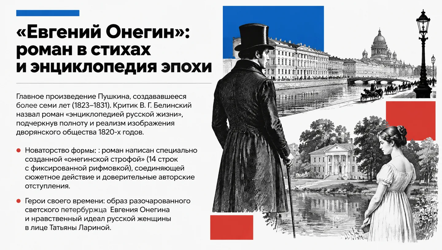 «Евгений Онегин»: роман в стихах и энциклопедия эпохи