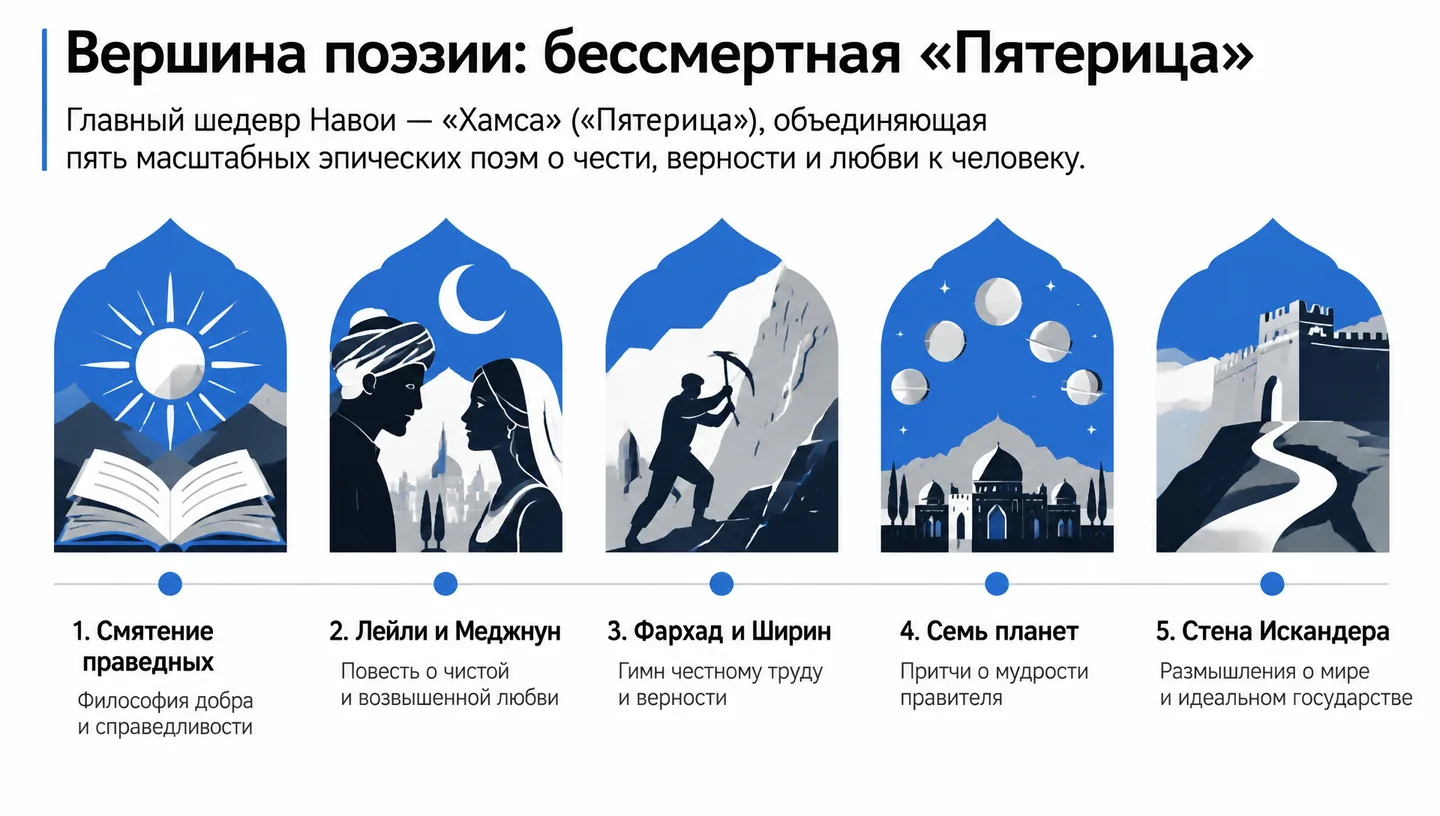 Вершина поэзии: бессмертная «Пятерица»