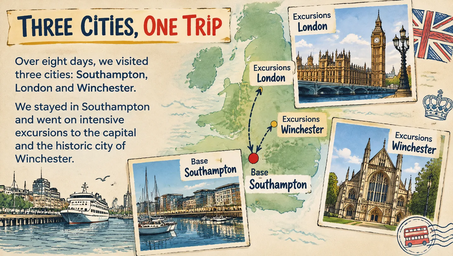Three Cities, One Trip