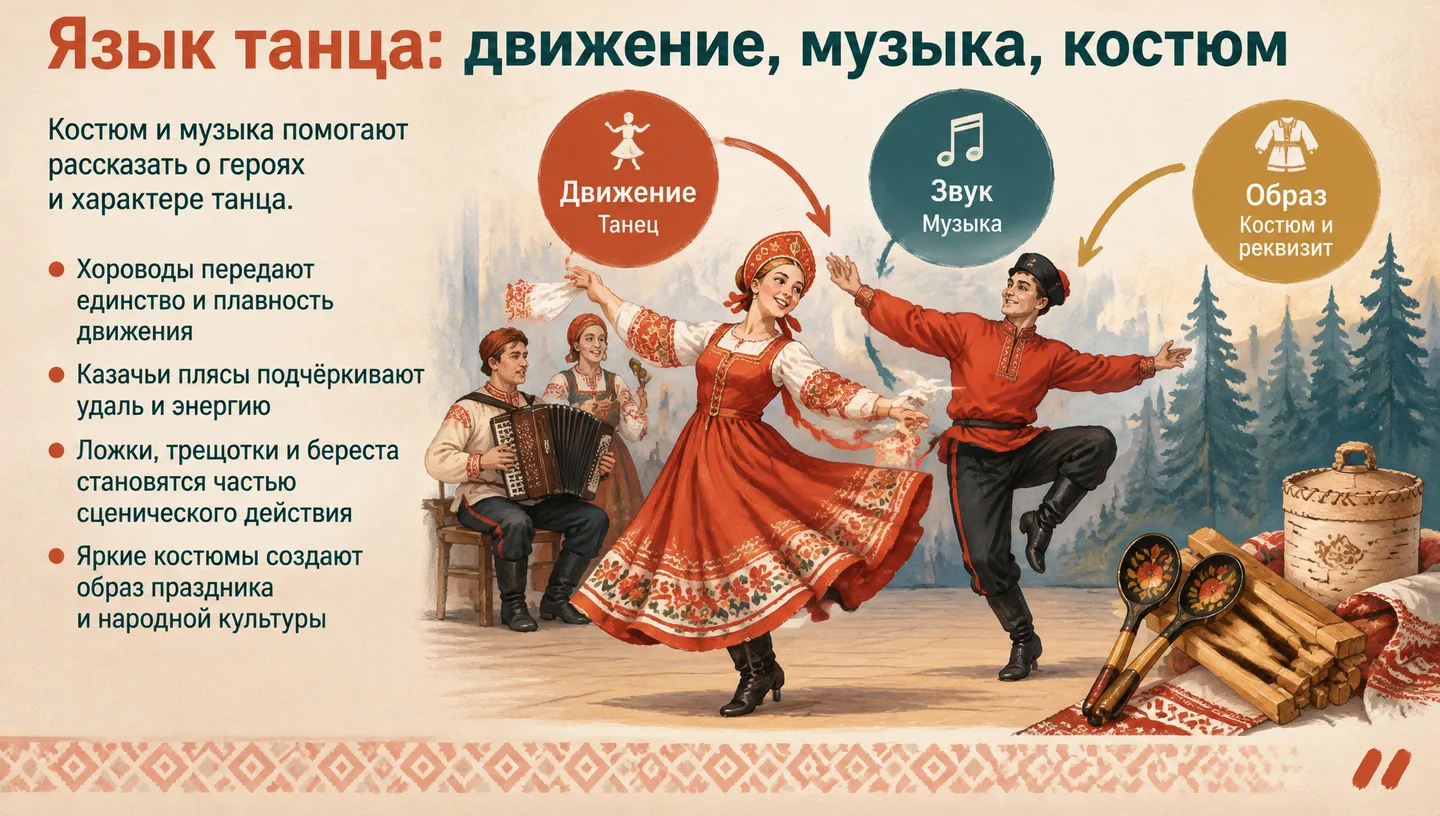 Язык танца: движение, музыка, костюм