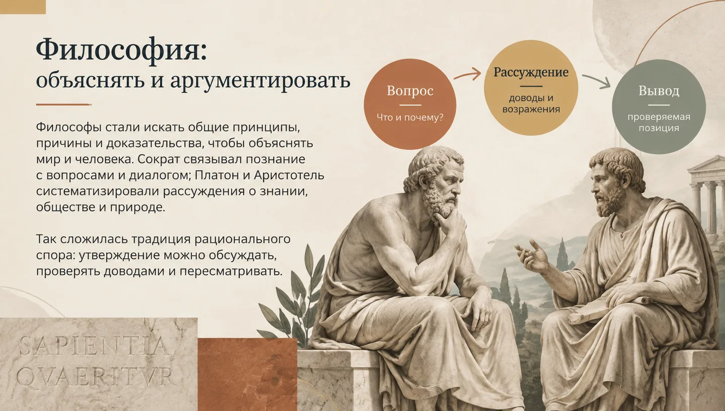 Философия: объяснять и аргументировать