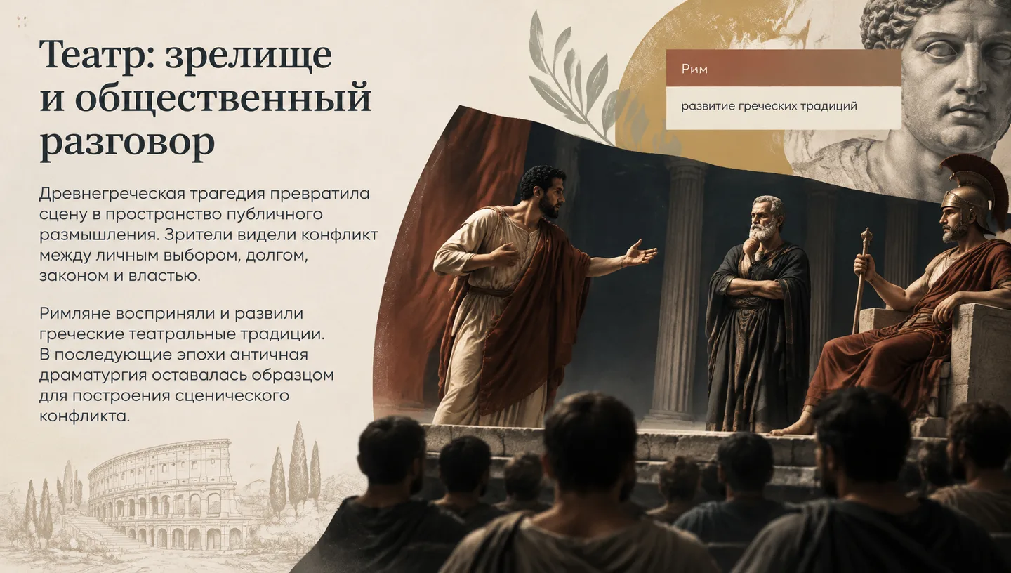 Театр: зрелище и общественный разговор
