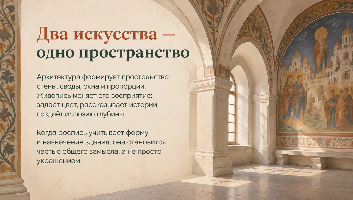 Два искусства — одно пространство