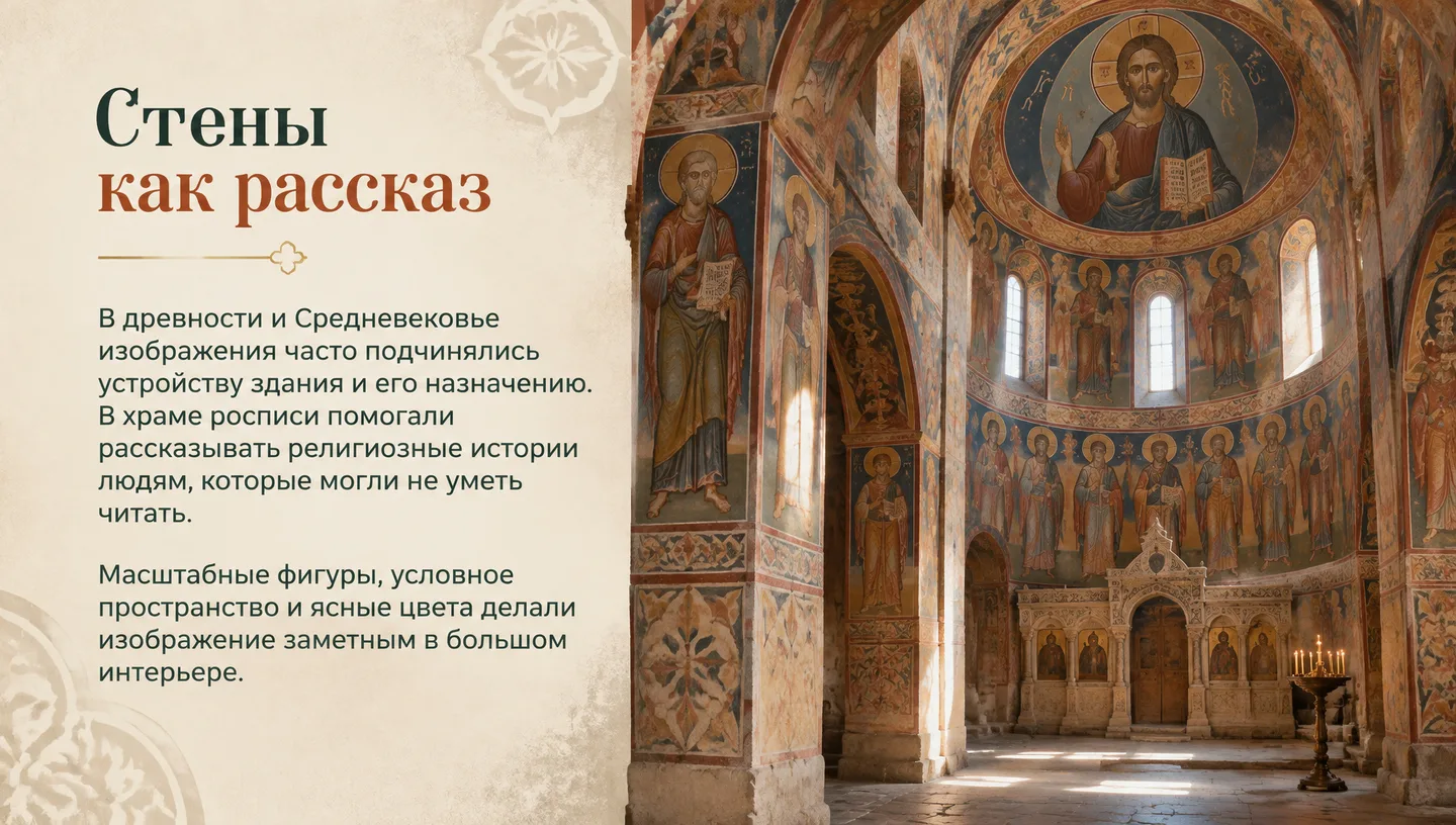 Стены как рассказ