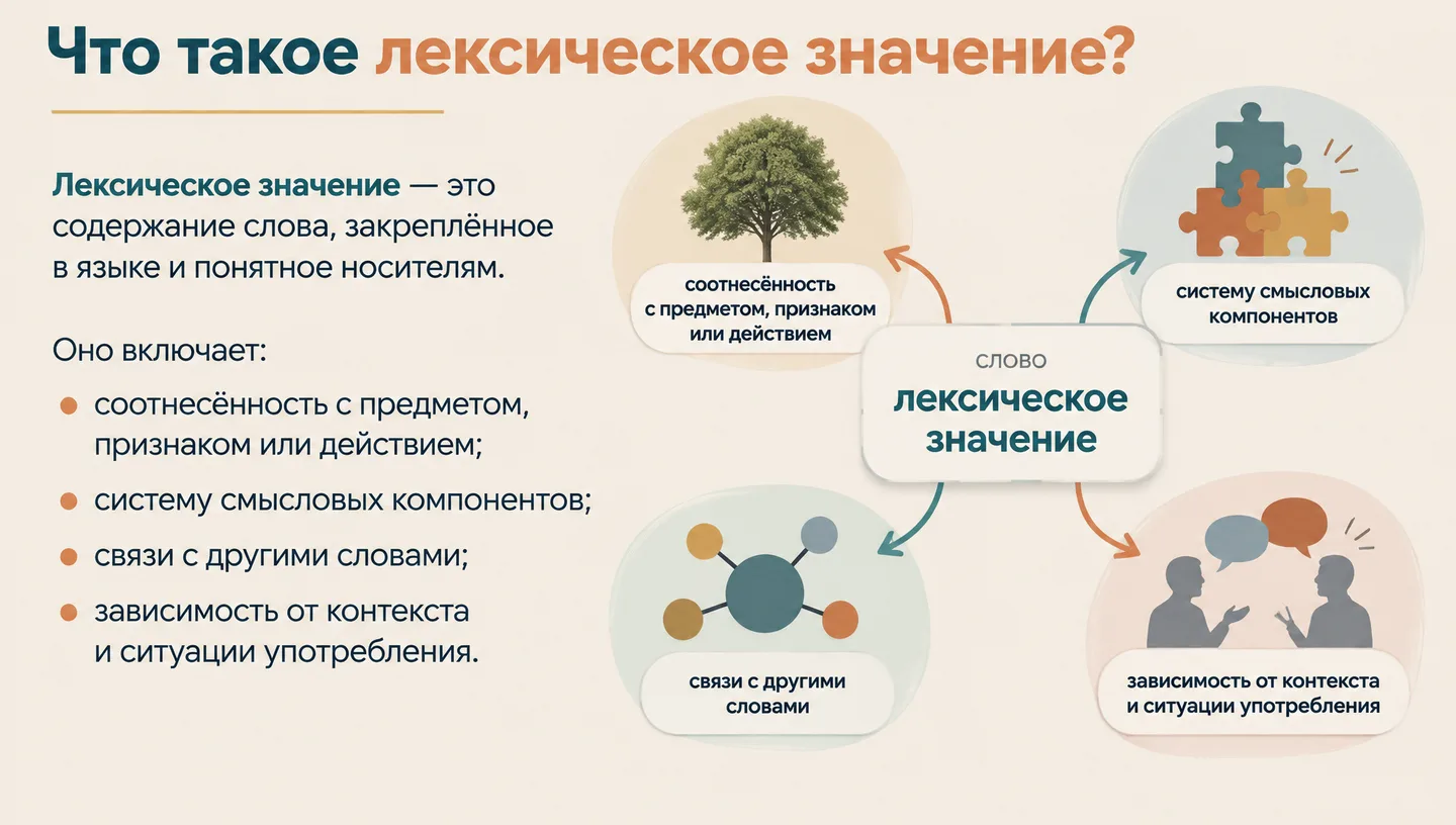 Что такое лексическое значение?