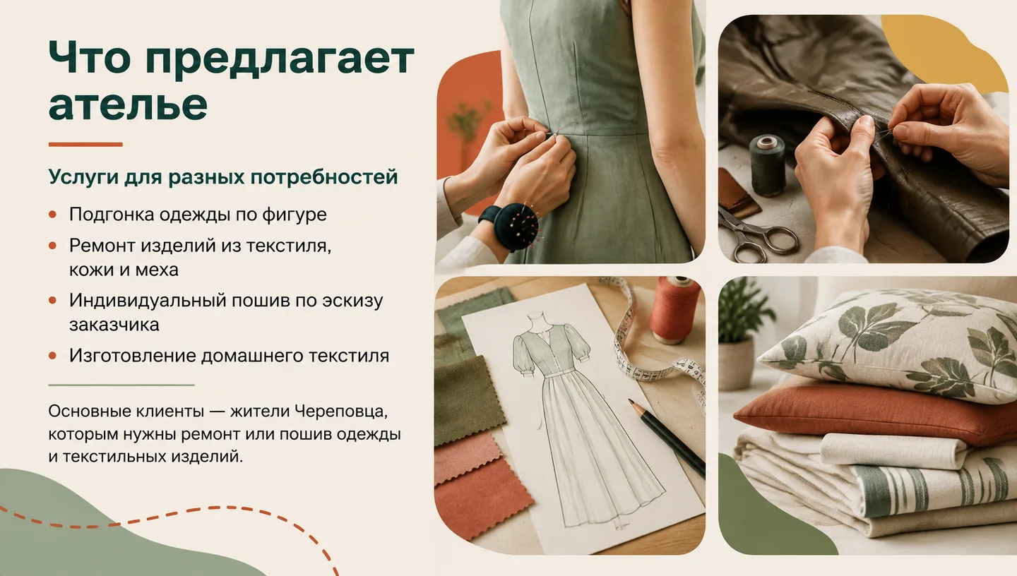 Что предлагает ателье