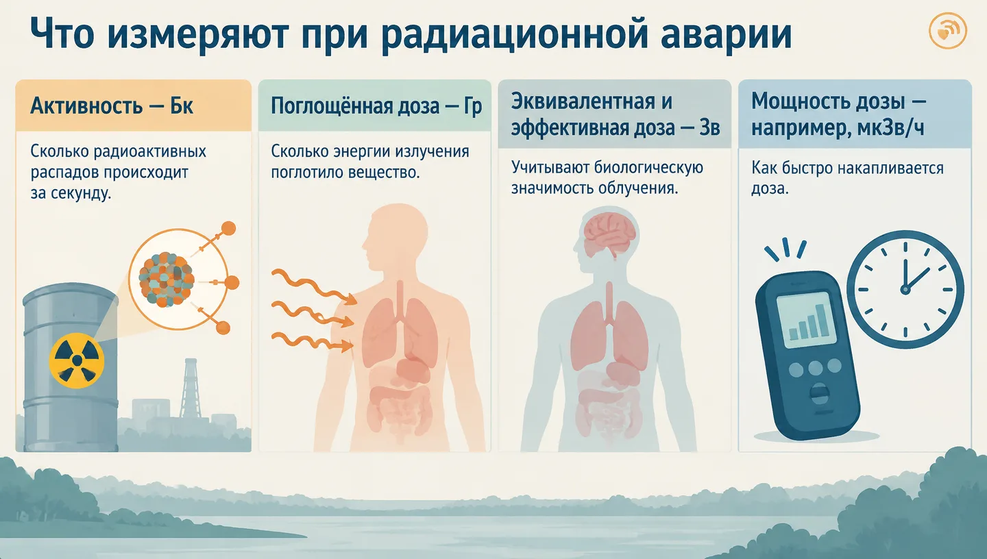 Что измеряют при радиационной аварии