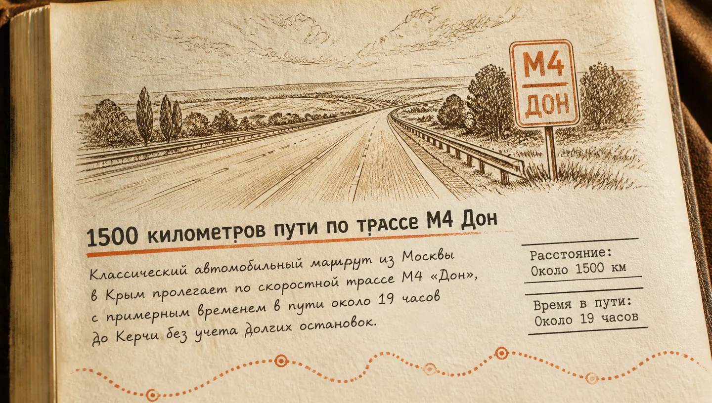 1500 километров пути по трассе М4 Дон