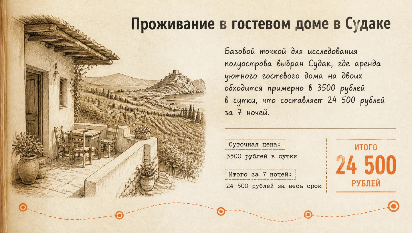 Проживание в гостевом доме в Судаке