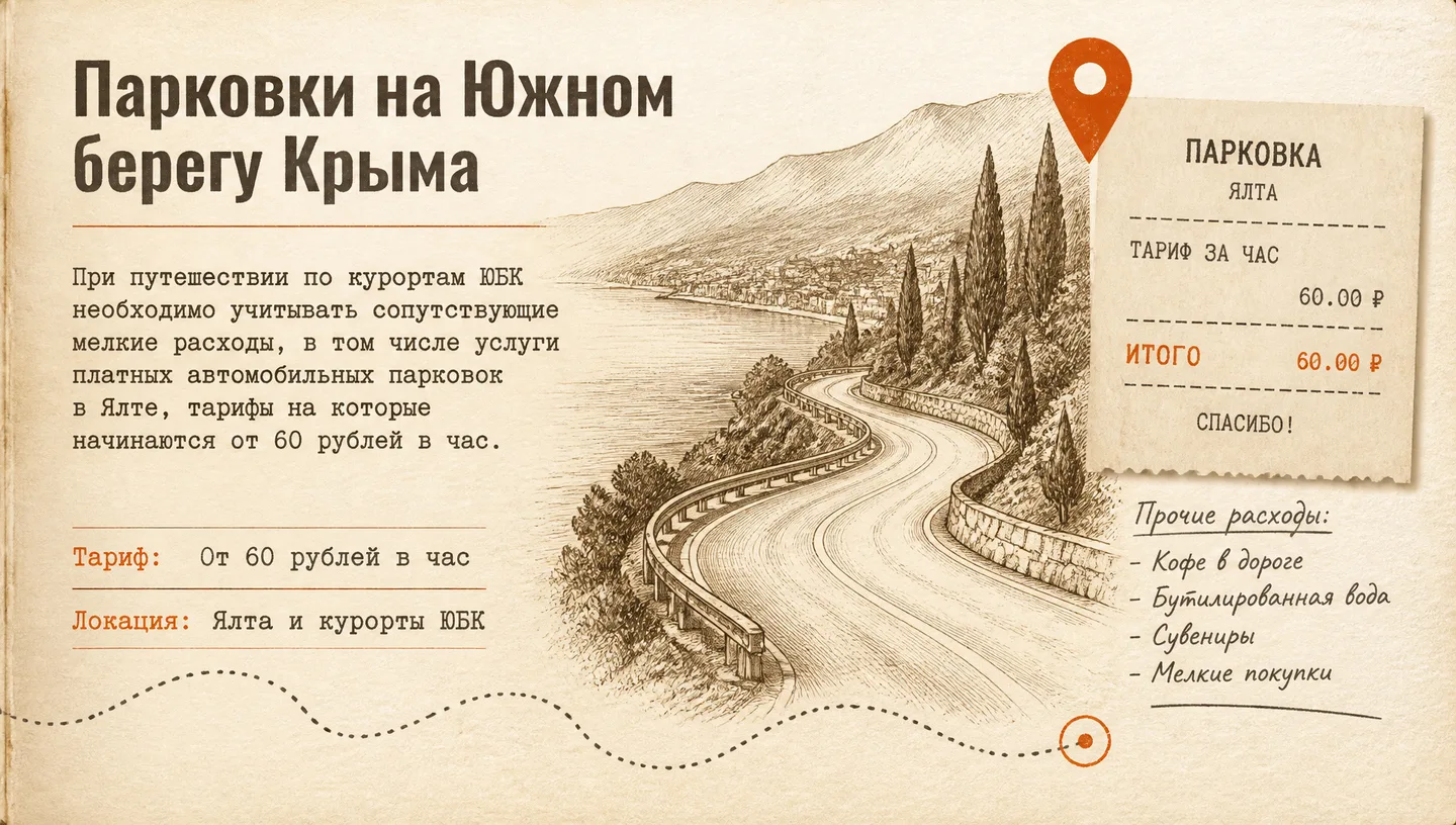 Парковки на Южном берегу Крыма