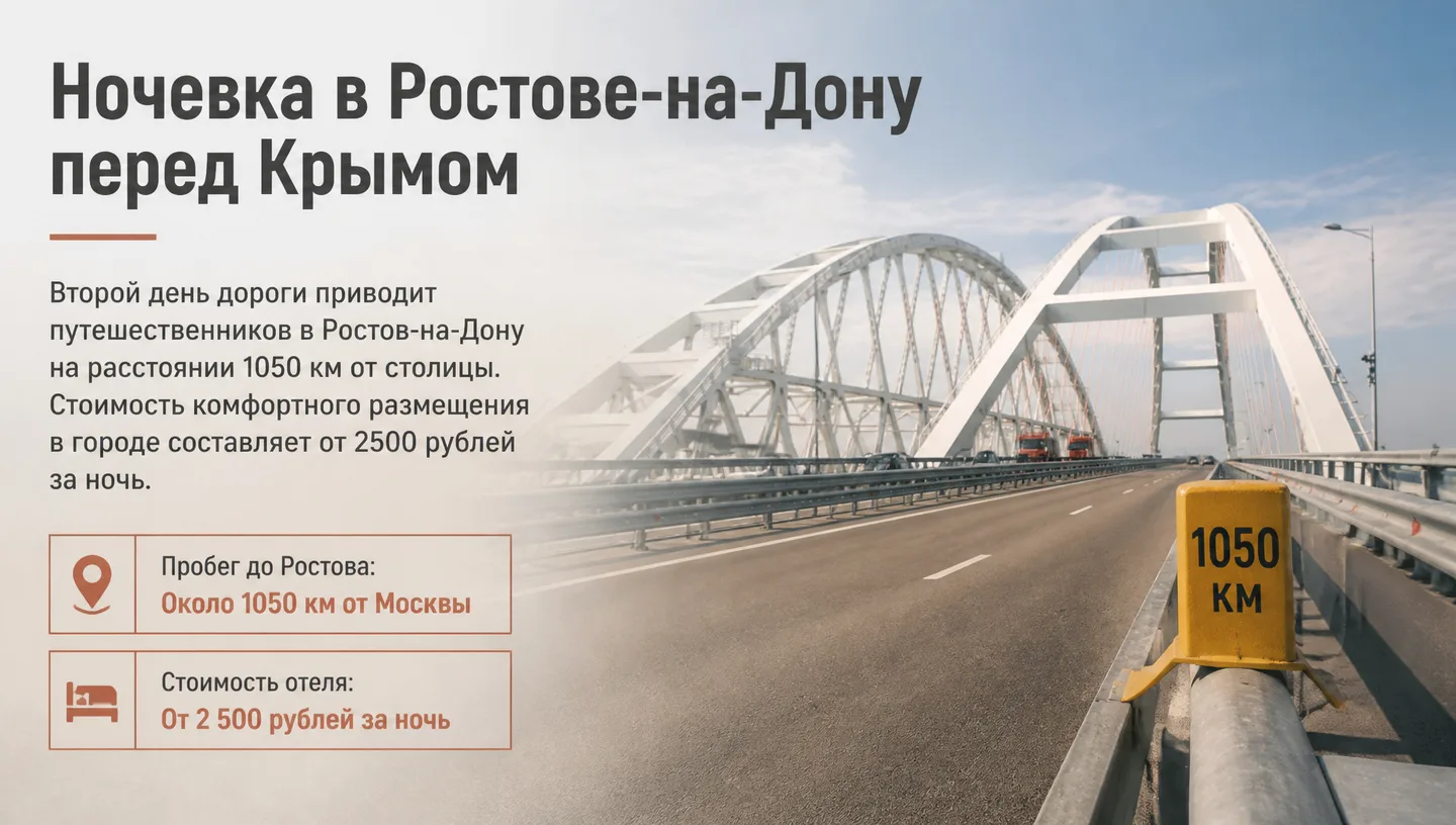 Ночевка в Ростове-на-Дону перед Крымом