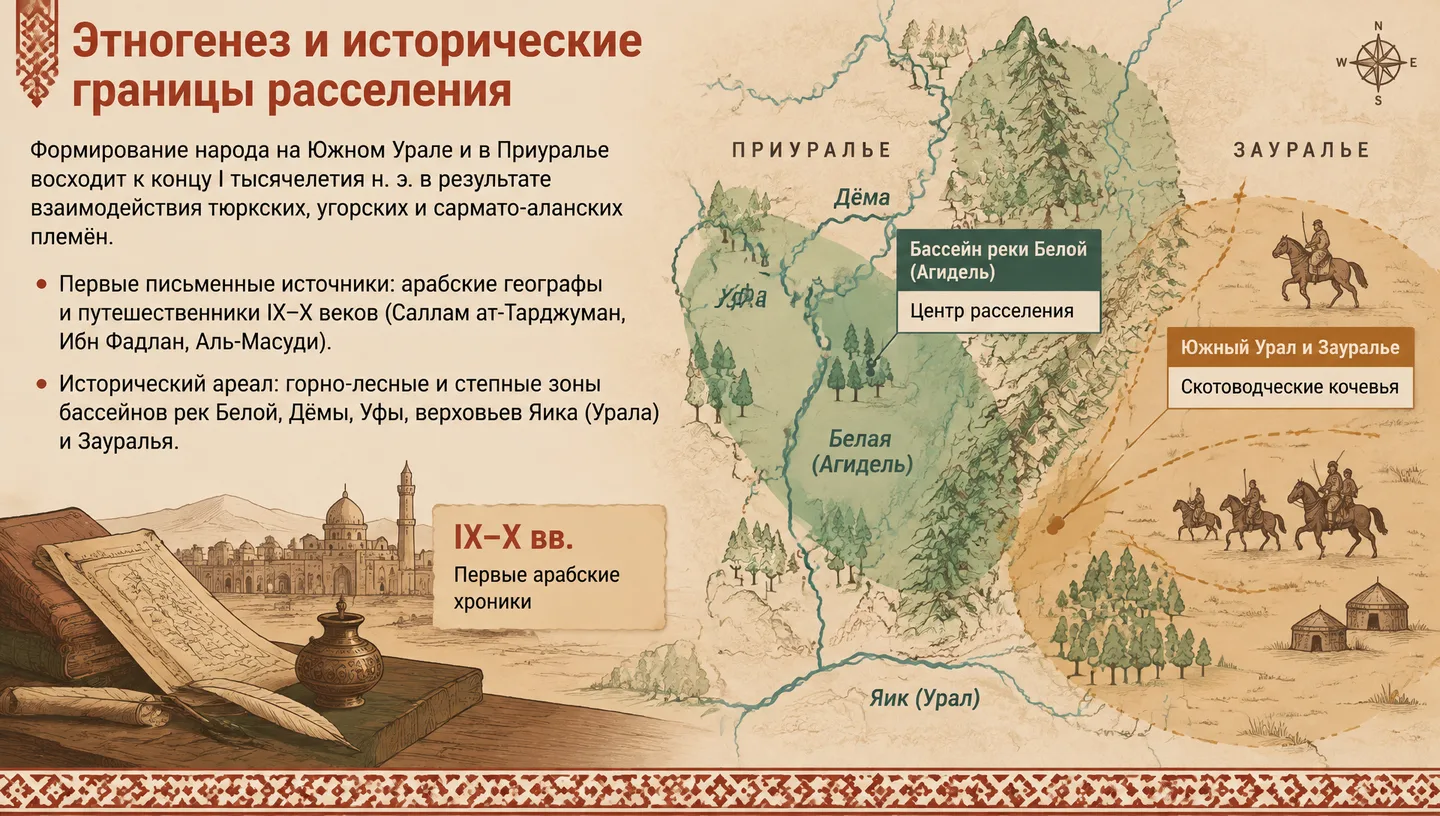 Этногенез и исторические границы расселения