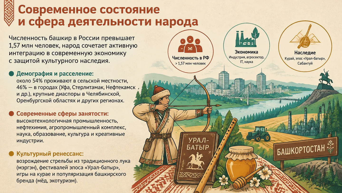 Современное состояние и сфера деятельности народа