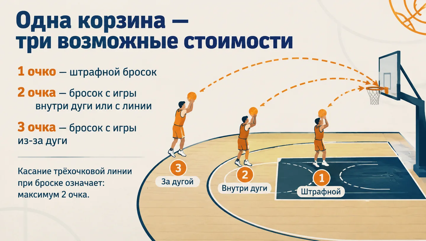 Одна корзина — три возможные стоимости