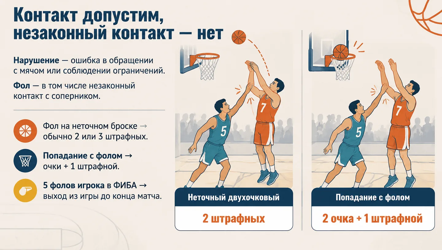 Контакт допустим, незаконный контакт — нет