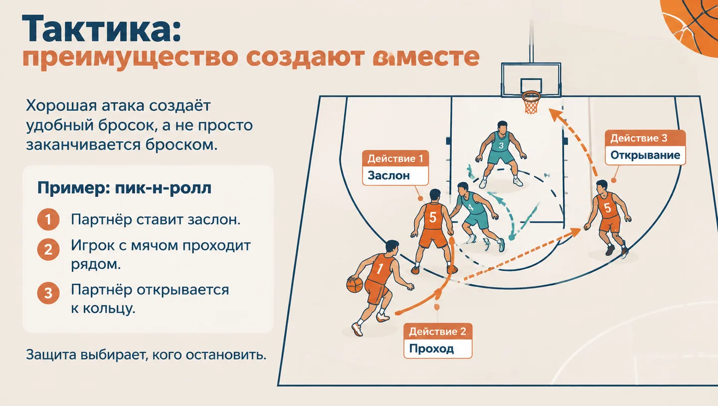 Тактика: преимущество создают вместе
