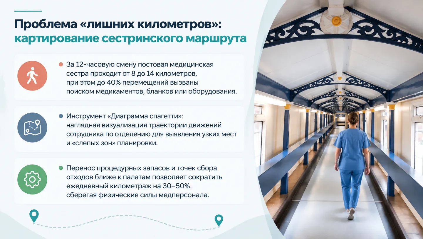 Проблема «лишних километров»: картирование сестринского маршрута