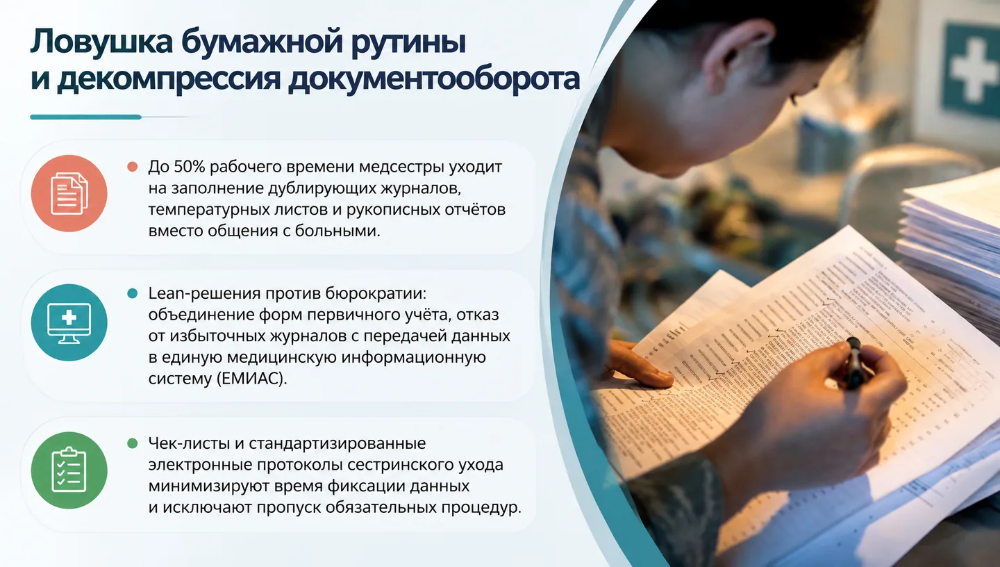 Ловушка бумажной рутины и декомпрессия документооборота