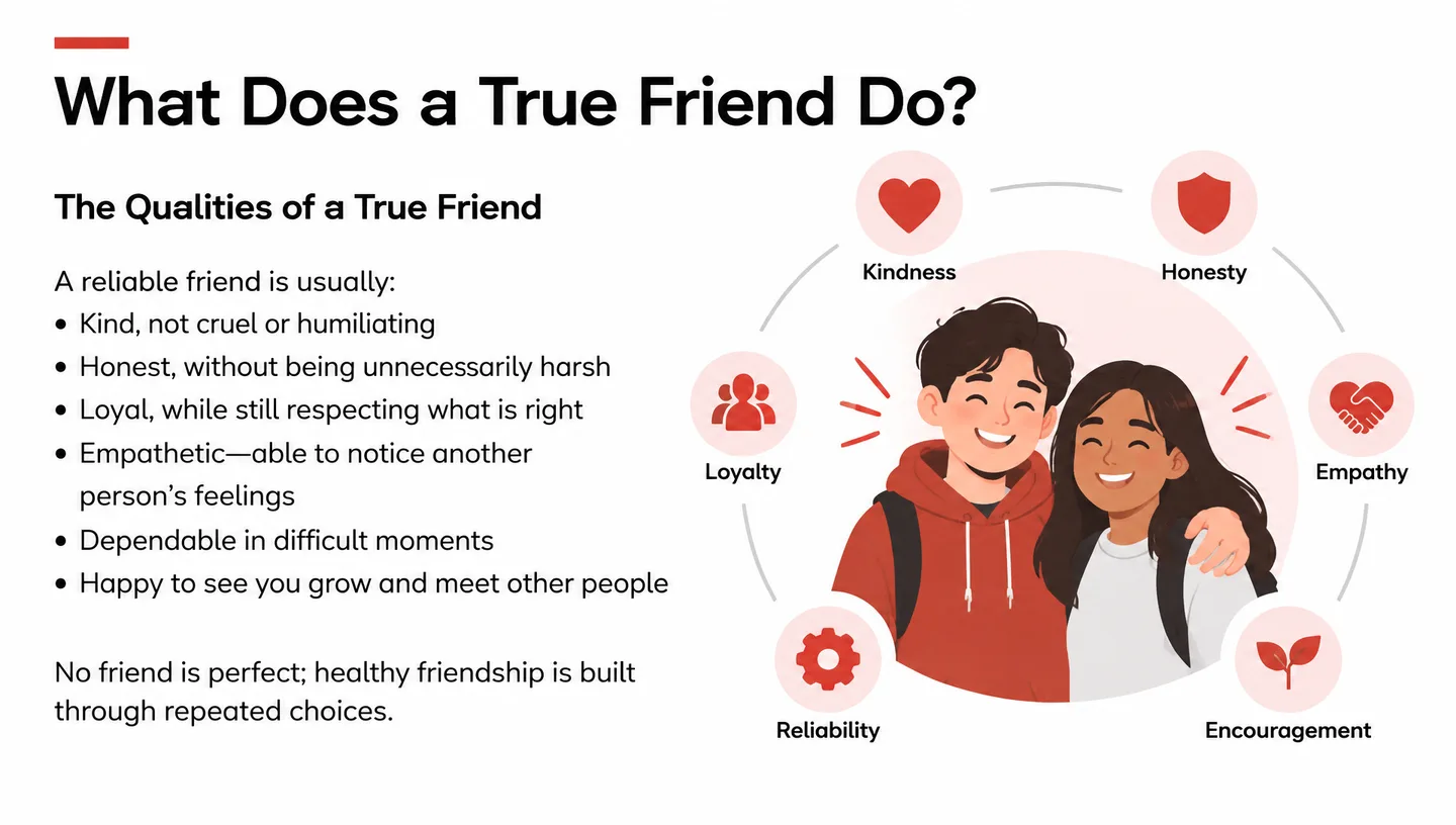What Does a True Friend Do?