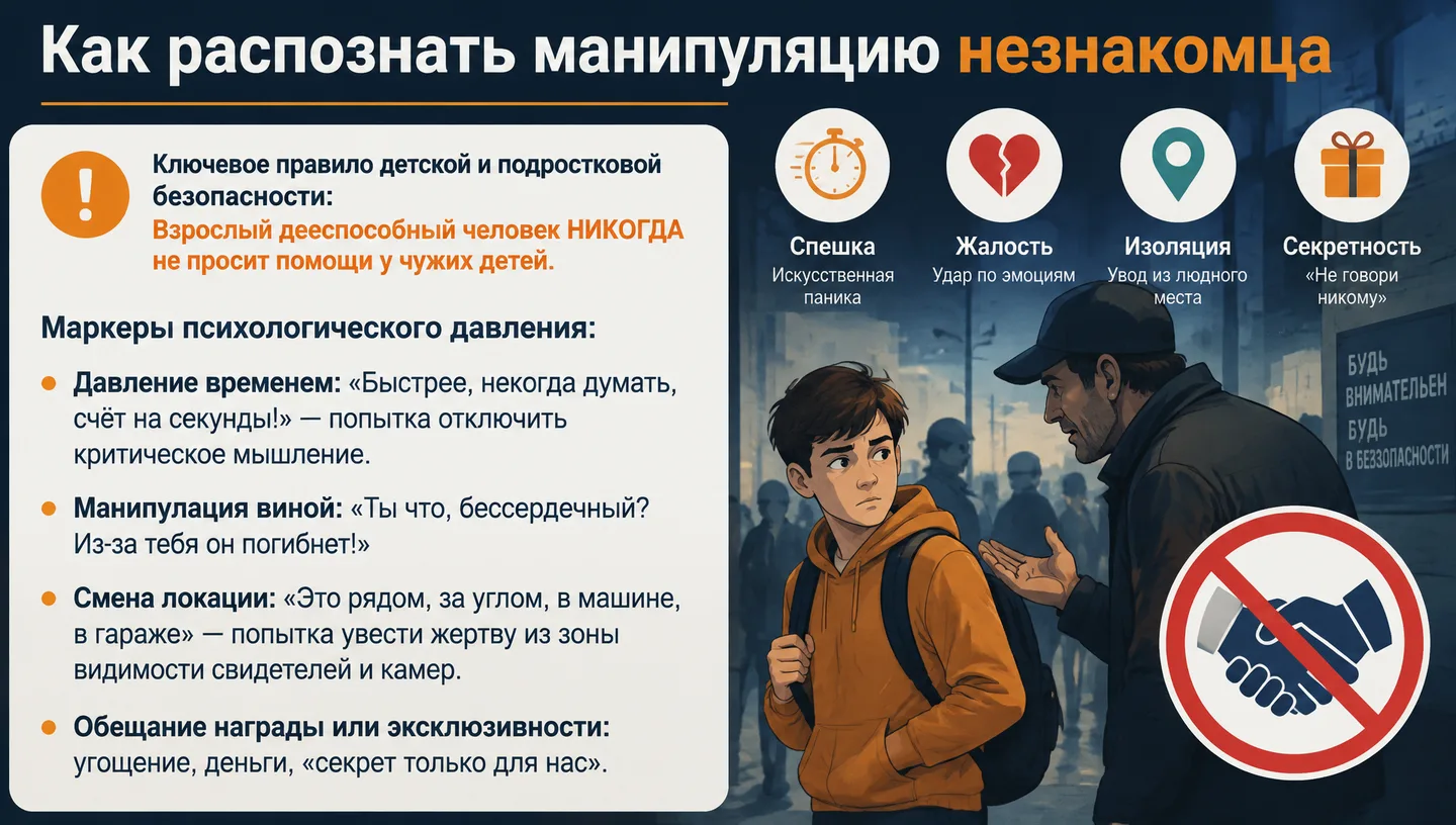 Как распознать манипуляцию незнакомца