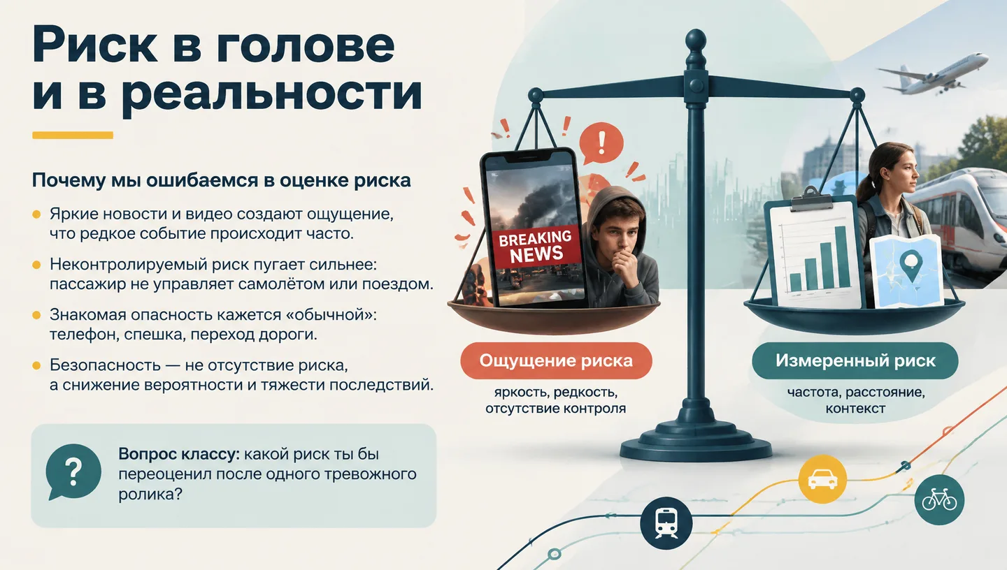 Риск в голове и в реальности