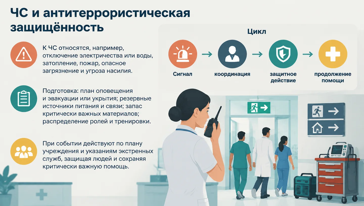 ЧС и антитеррористическая защищённость