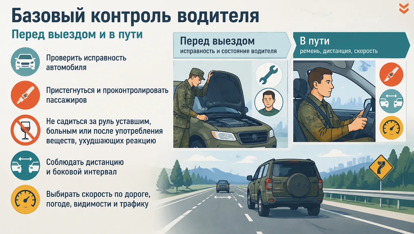 Базовый контроль водителя