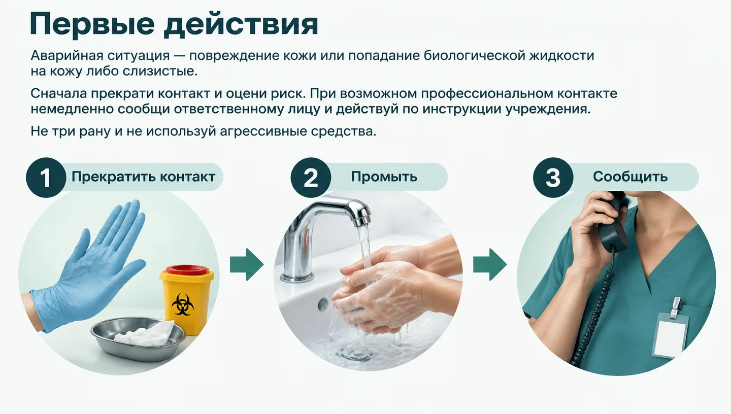 Первые действия
