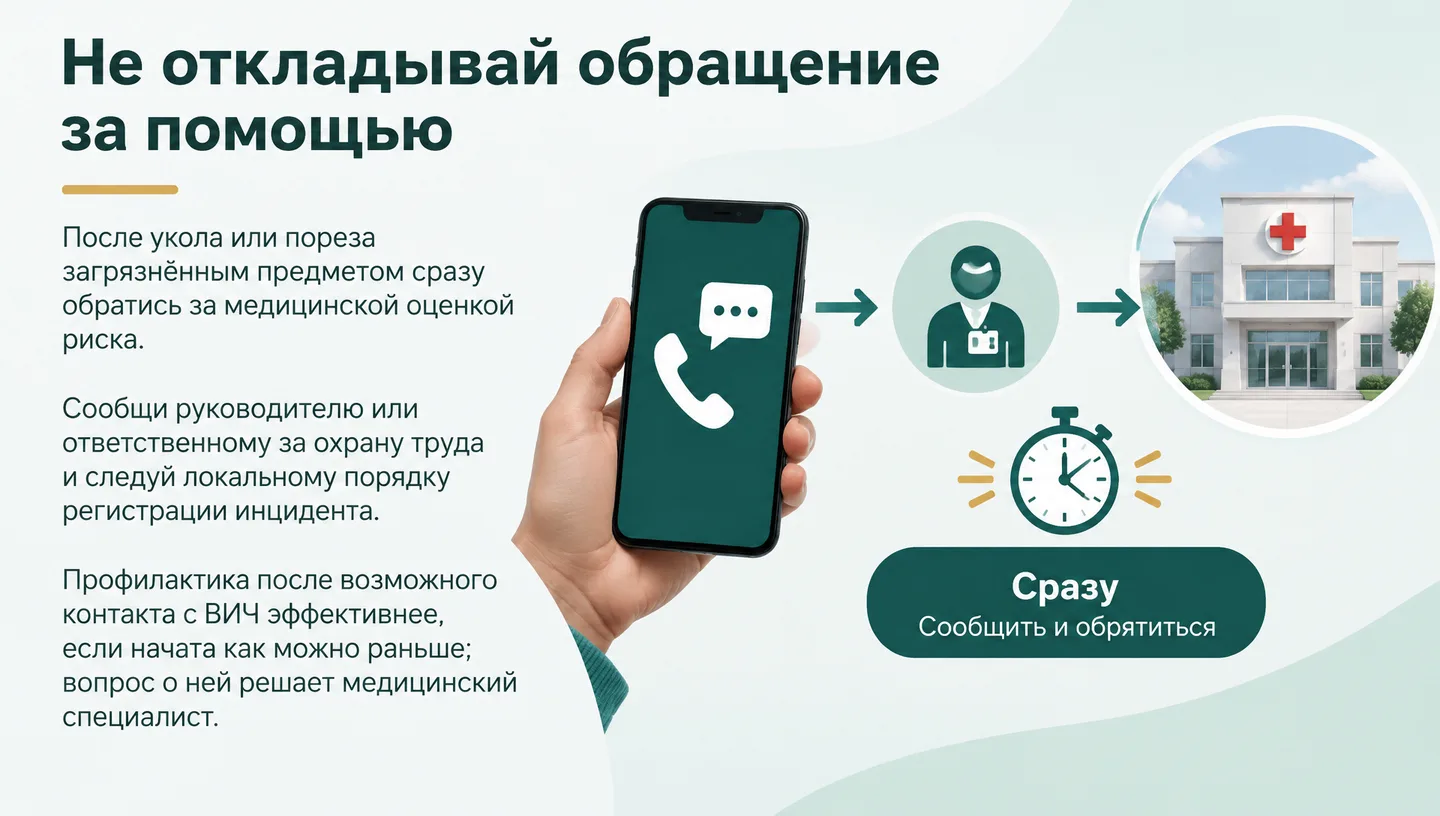 Не откладывай обращение за помощью
