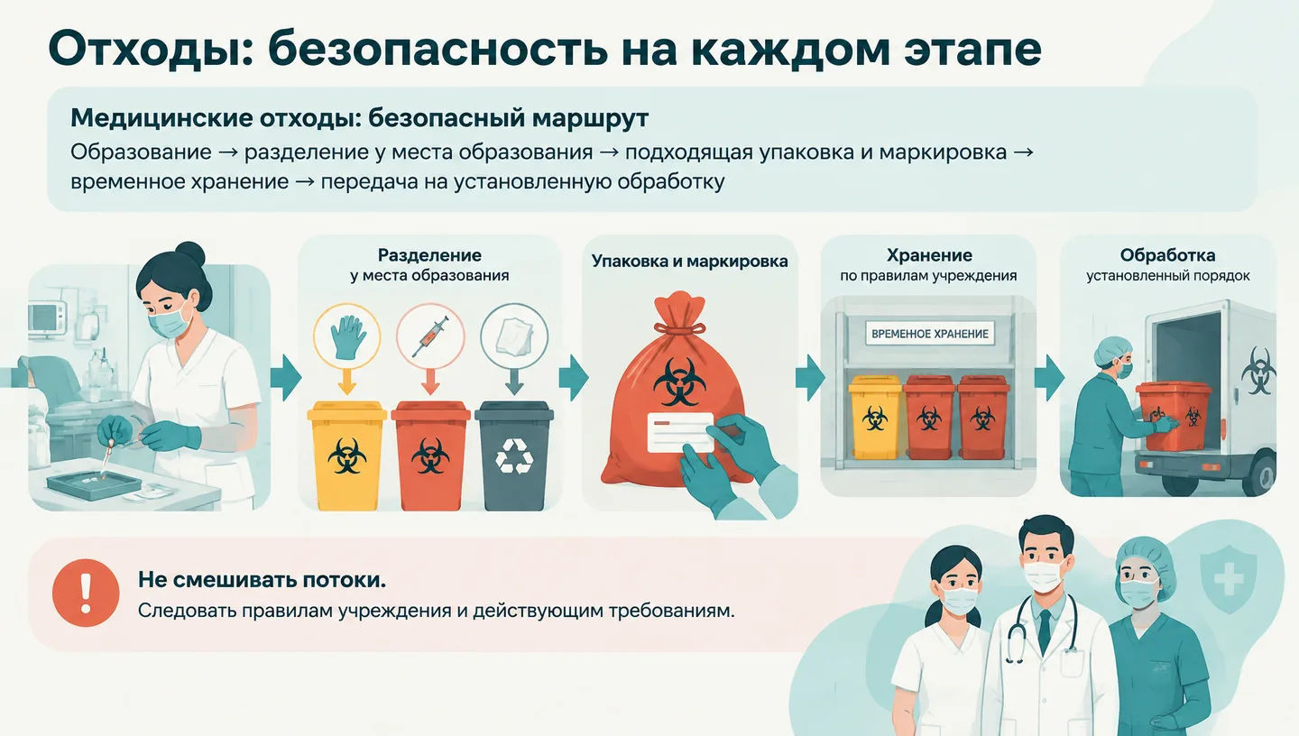 Отходы: безопасность на каждом этапе