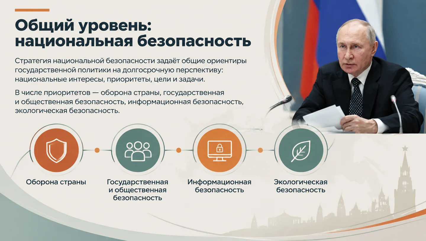Общий уровень: национальная безопасность