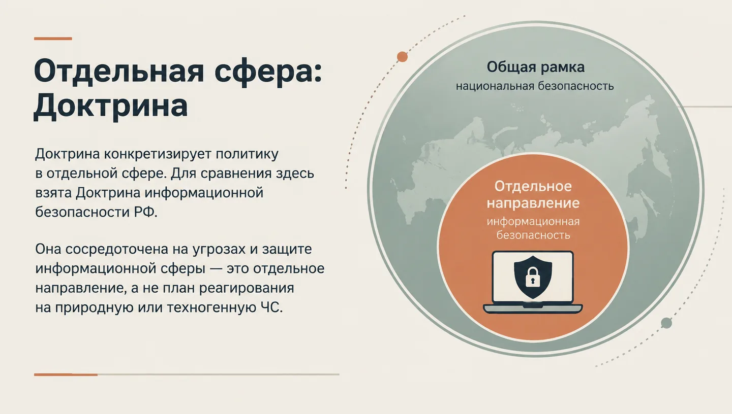 Отдельная сфера: Доктрина