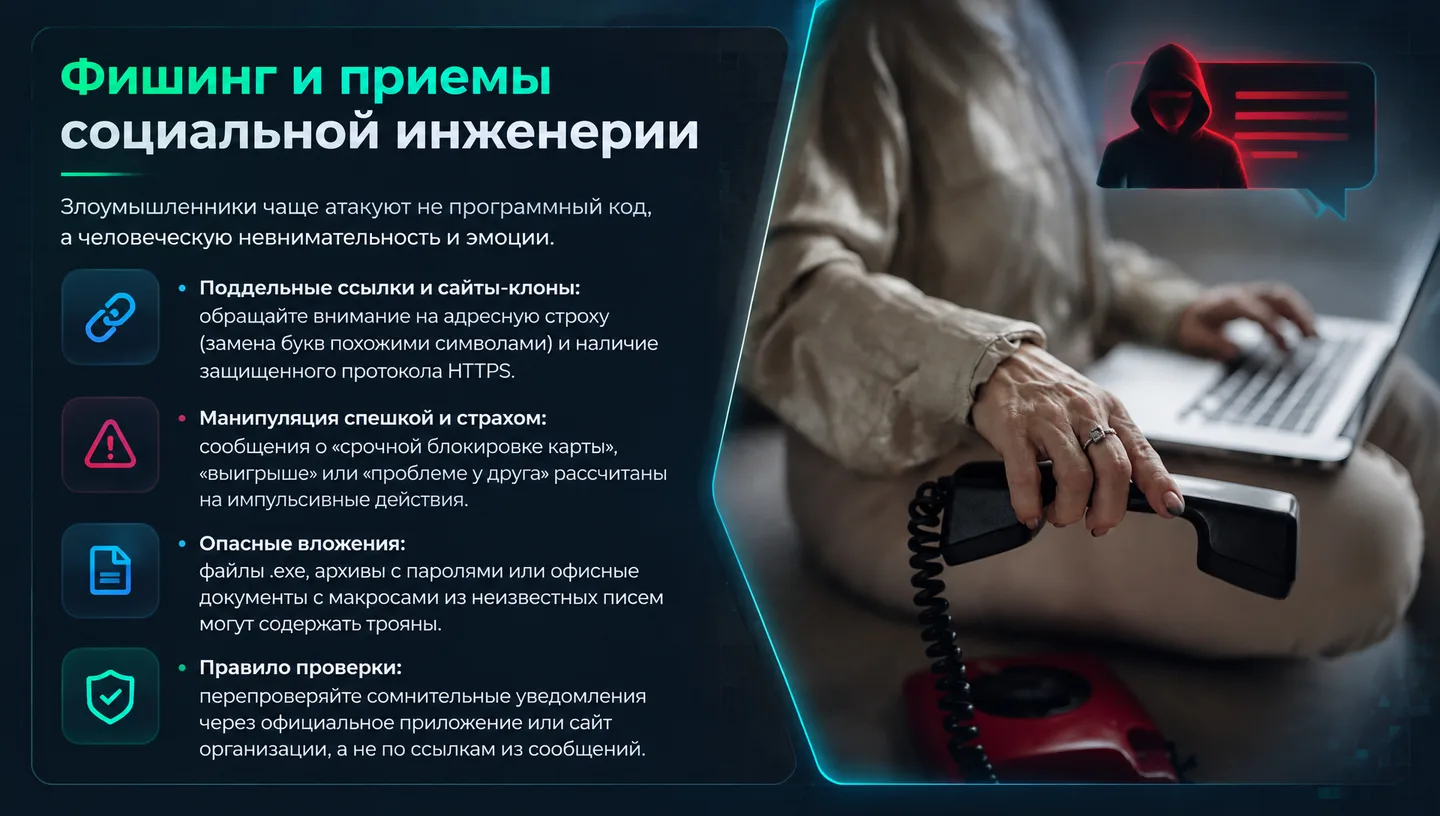 Фишинг и приемы социальной инженерии