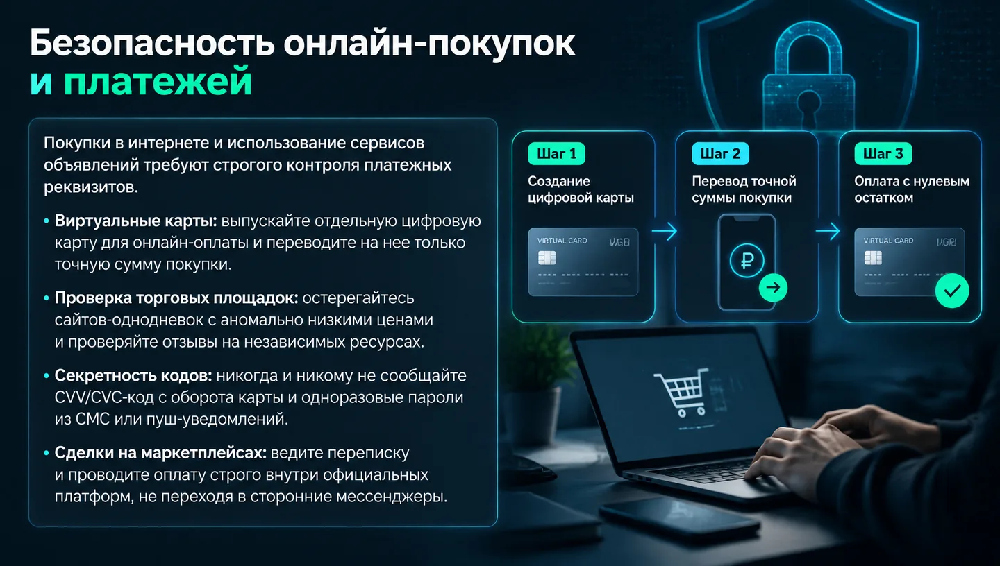 Безопасность онлайн-покупок и платежей
