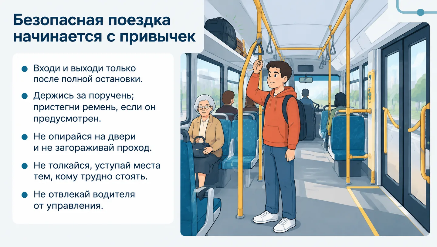 Безопасная поездка начинается с привычек