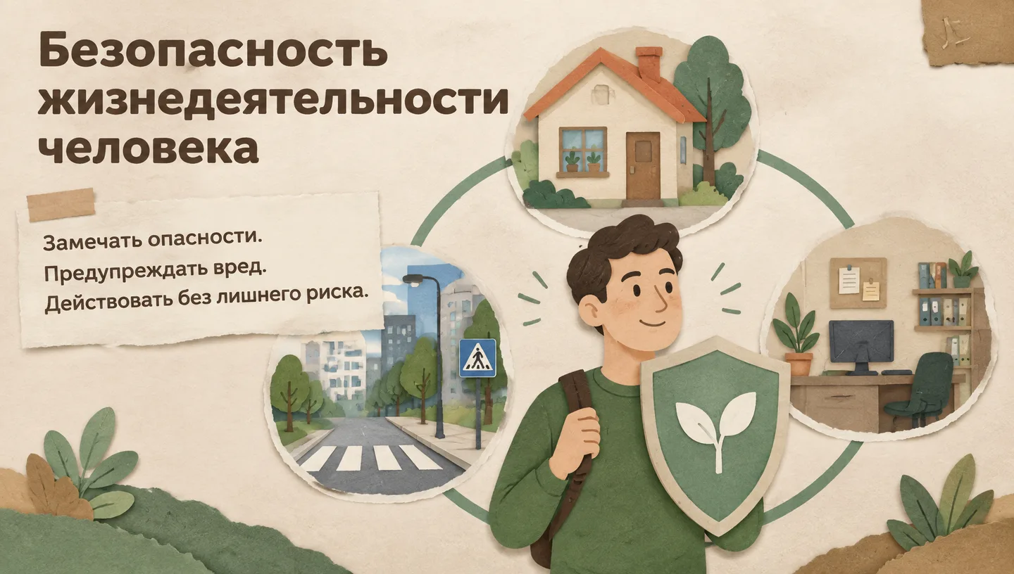 Первый слайд: Безопасность жизнедеятельности человека