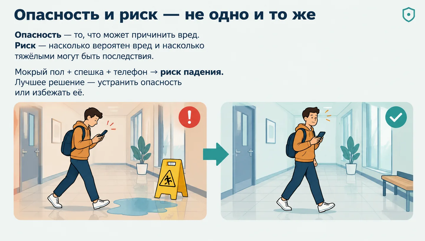 Опасность и риск — не одно и то же