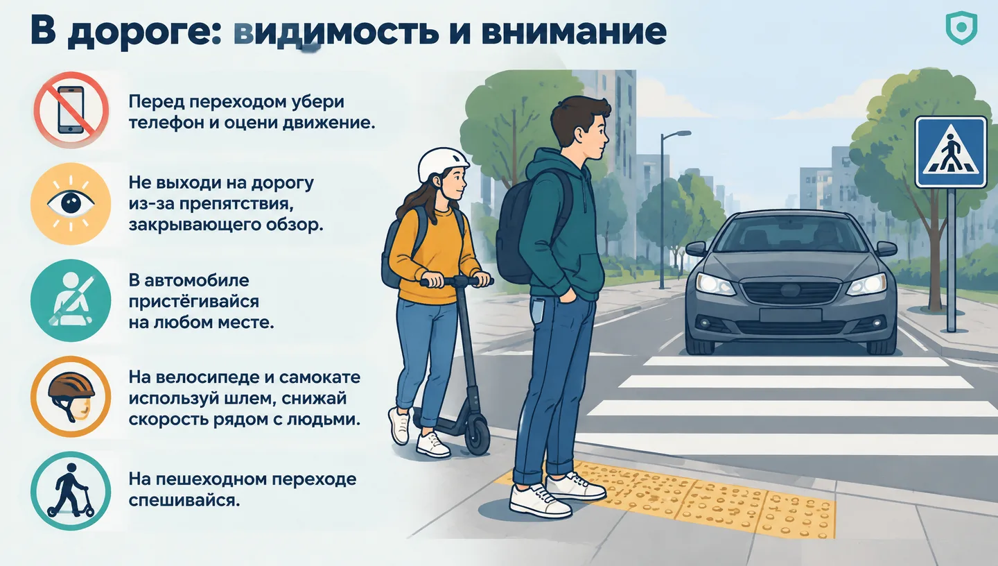 В дороге: видимость и внимание