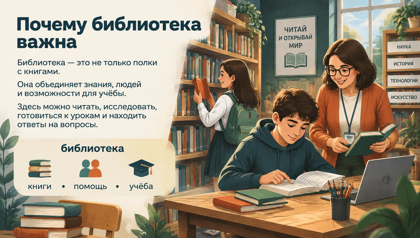 Почему библиотека важна